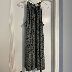 Navy Blue and pastel yellow Michael Kors dress size XL